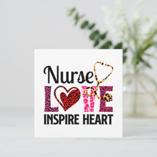 Infirmière Amour Inspirer Coeur - Motivationnel Pa