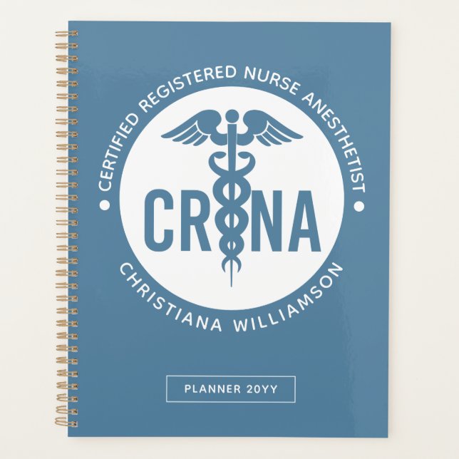 Infirmière anesthésiste certifiée CRNA personnalis (Devant)