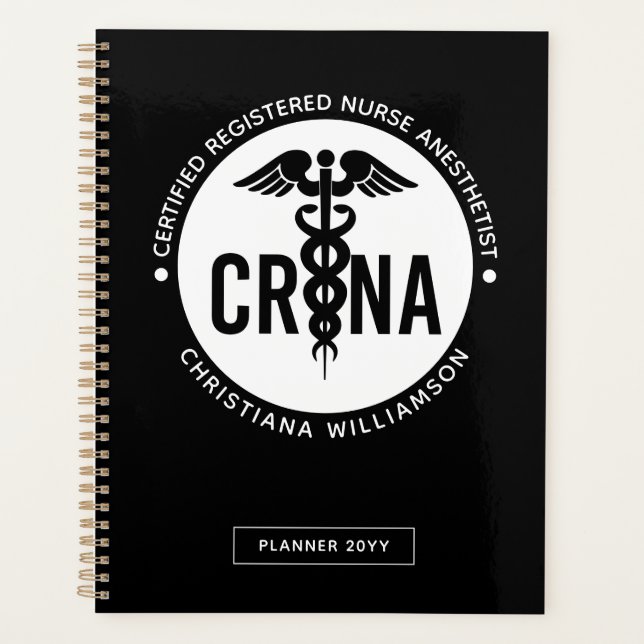 Infirmière anesthésiste certifiée CRNA personnalis (Devant)