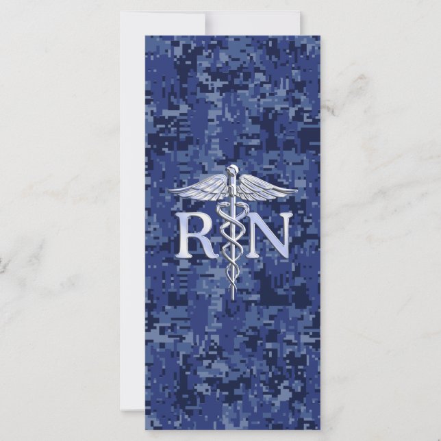 Infirmière autorisée RN Caduceus sur Camo de la Ma (Devant)