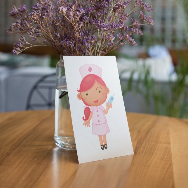 Infirmière Avec Invitations D'Aiguilles (Créateur téléchargé)