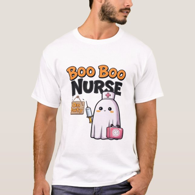 Infirmière Boo Boo de garde T-Shirt Classique (Devant)