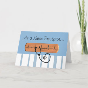 Infirmière Carte de remerciements préréceptrice