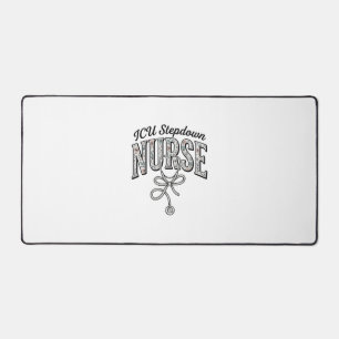 Infirmière de réanimation vintage floral stéthosco