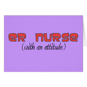 Infirmière d'ER (avec une attitude)