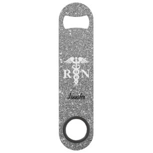 Infirmière diplômée Caduceus Médicale Silver C