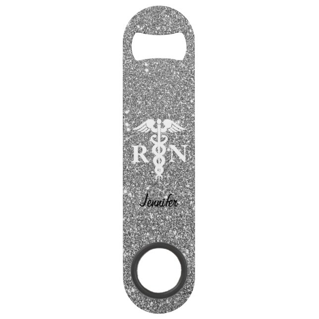 Infirmière diplômée Caduceus Médicale Silver Custo (Devant)