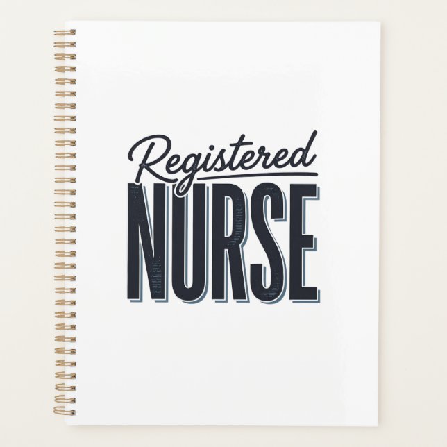 Infirmière diplômée Script Typographie Vector Desi (Devant)