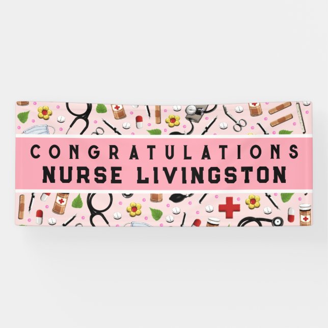 Infirmière École de soins infirmiers Bannière (Horizontal)