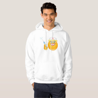 infirmière emoji mens capoté sweat - shirt à capuc