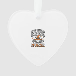 Infirmière en dialyse Halloween Sorcière Balai Che
