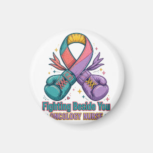 Infirmière en oncologie Magnet Fighting Beside You