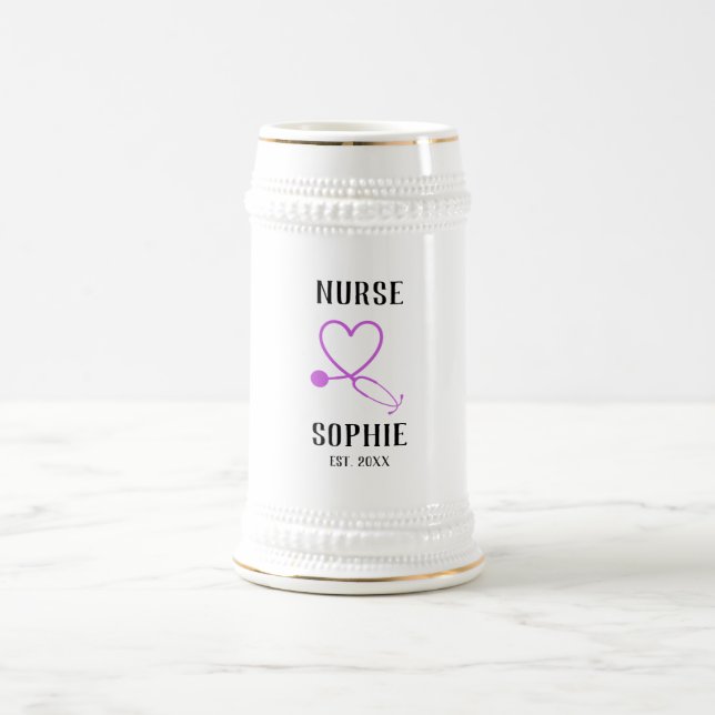 Infirmière Graduation Mug Cadeau Personnalisé Ajou (Centre)