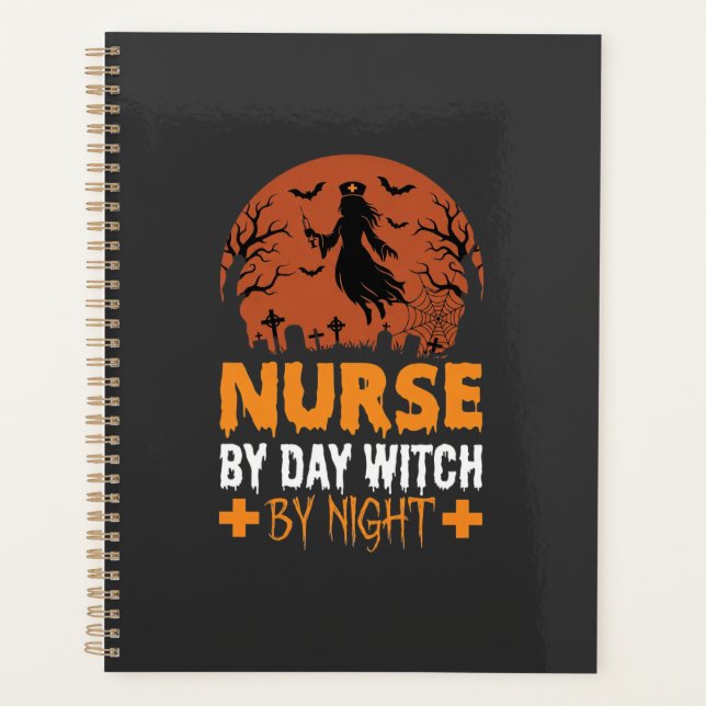 Infirmière Halloween de Jour Sorcière de Nuit (Devant)