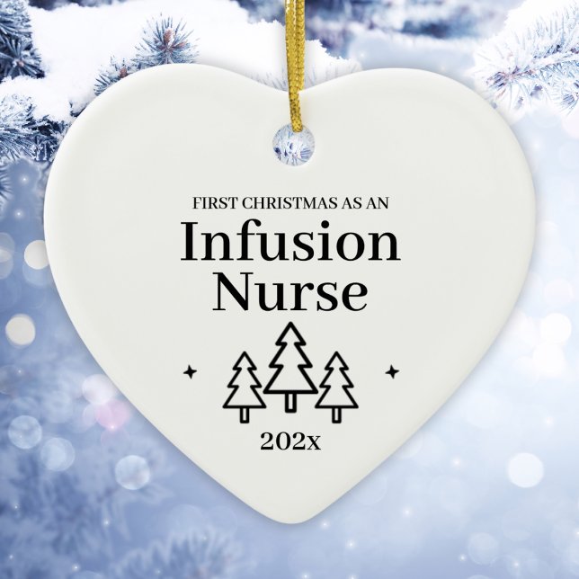Infirmière Infusion Premier ornement de Noël (Infusion Nurse First Christmas Ornament
)