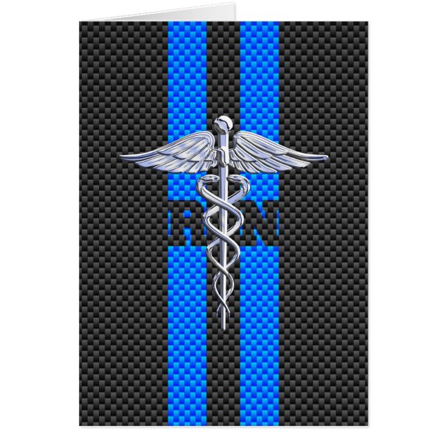 Infirmière inscrite RN Caduceus Carbon Decor (Devant)