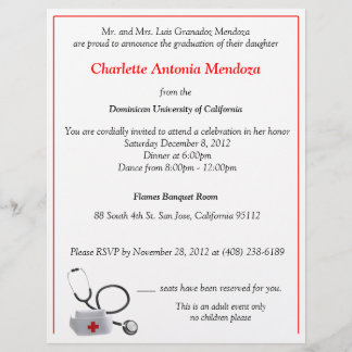 Infirmière Invitation