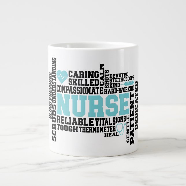Infirmière - Jumbo Mug (Devant)