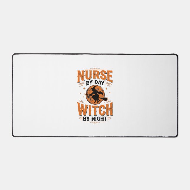 Infirmière le jour Sorcière la nuit Design Hallowe (Recto)