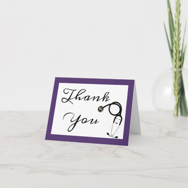 Infirmière Merci Cartes (Devant)