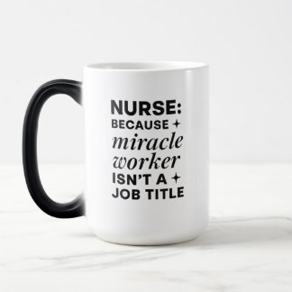 Infirmière Miracle Worker mug