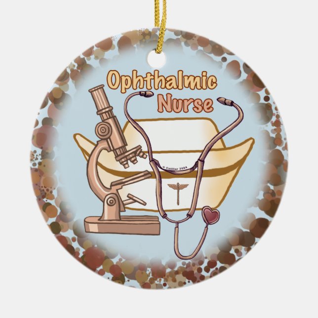 Infirmière ophtalmique ornement (Devant)