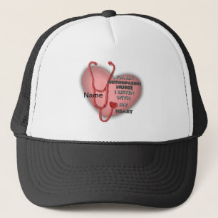 Infirmière orthopédique casquette de coeur rouge