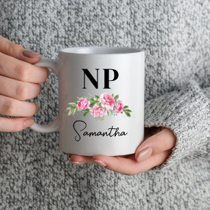 Infirmière personnalisée Praticien Mug avec nom NP