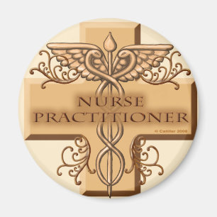 Infirmière Praticien Caduceus Magnet