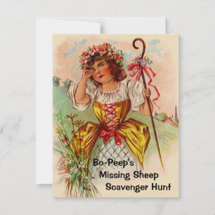 Infirmière Rhyme Fête à thème INVITATIONS