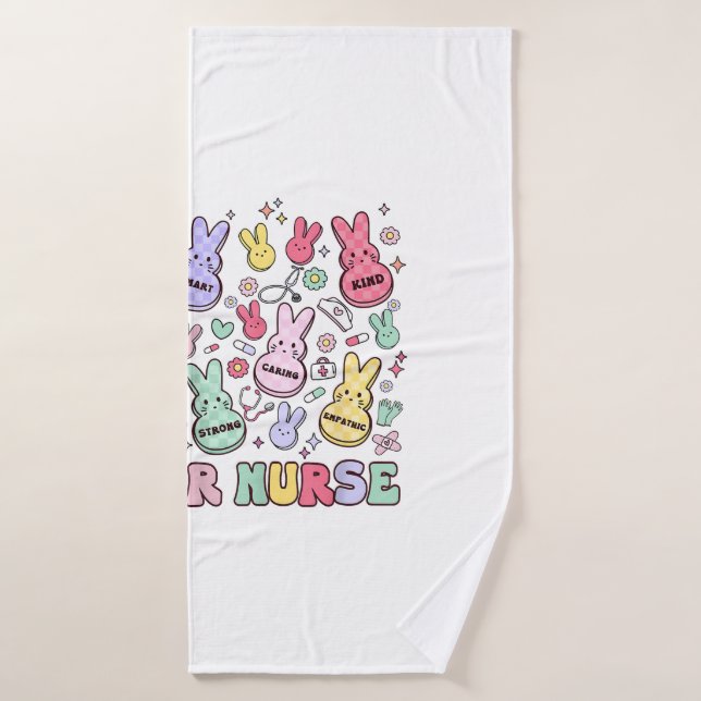 Infirmière spécialisée du service des urgences de  (Serviette de bain)