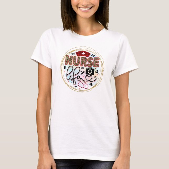 Infirmière - T-shirt de base pour femmes (Devant)