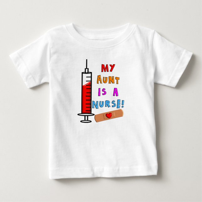 Infirmière T-Shirts Ma tante est infirmière (Devant)