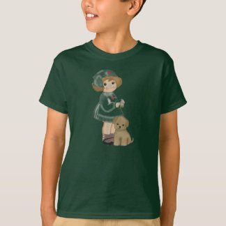 Infirmière vintage avec le T-shirts et les cadeaux