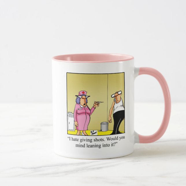 Infirmières amusantes Humour café Mug cadeau (Droite)
