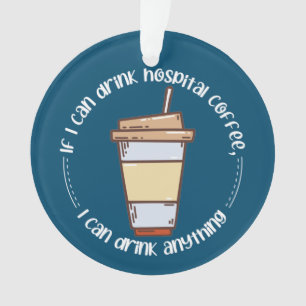 Infirmières Café Acrylique Ornement