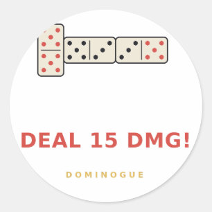 Infligez 15 Dmg ! Autocollant