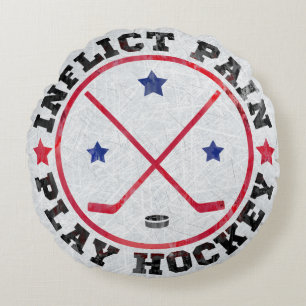 Infligez le coussin rond d'hockey de jeu de