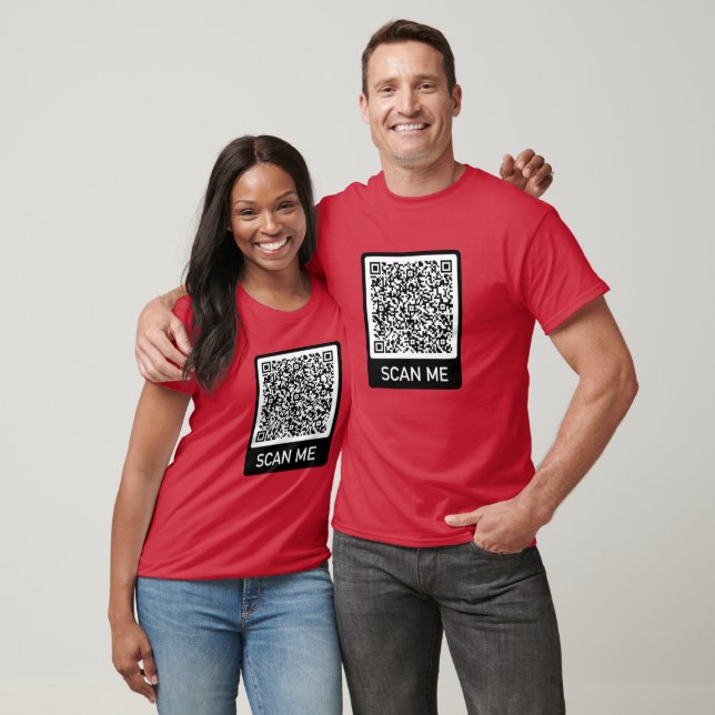 Info d'analyse de code QR personnalisée T-shirt dr (Unisexe)