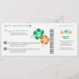 Info voyage mariage Carte d'embarquement