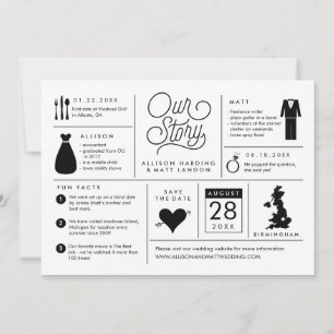 Infographic Save the Date Annonce UK