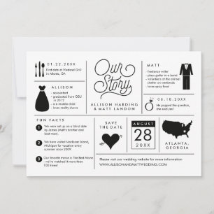 Infographie Enregistrer le Faire-part Fiançailles