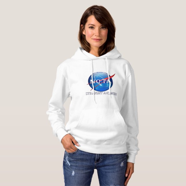 @INFOLIES DE SWEAT - SHIRT À CAPUCHE DE NOTA=NASA (Devant entier)