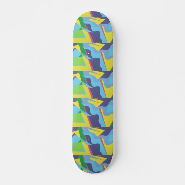 Information Highway Colorful Skateboard Deck (Devant)