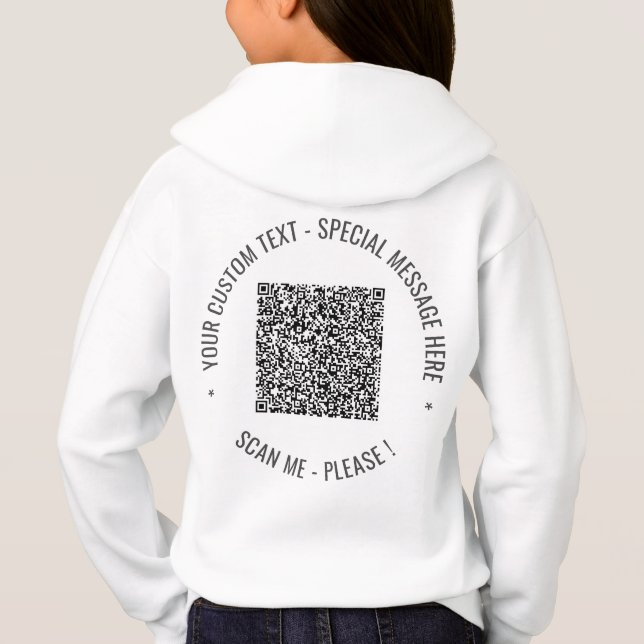 Informations d'analyse de code QR et Sweat - shirt (Dos)