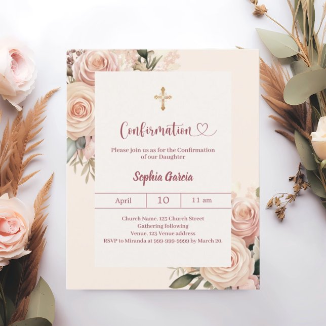 Informations de confirmation de florales rose pous (Créateur téléchargé)