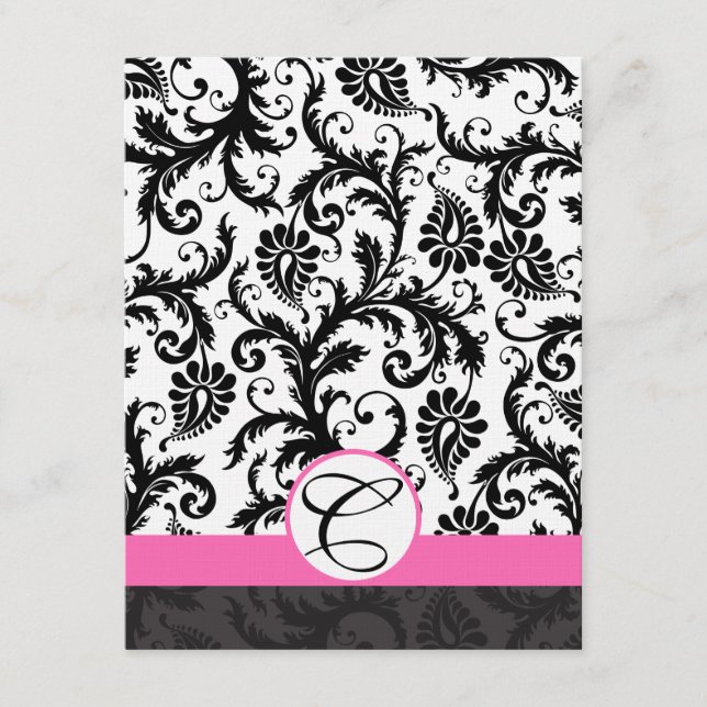 Informations Insertion Cartes Damask Pink Yarrow T (Devant)