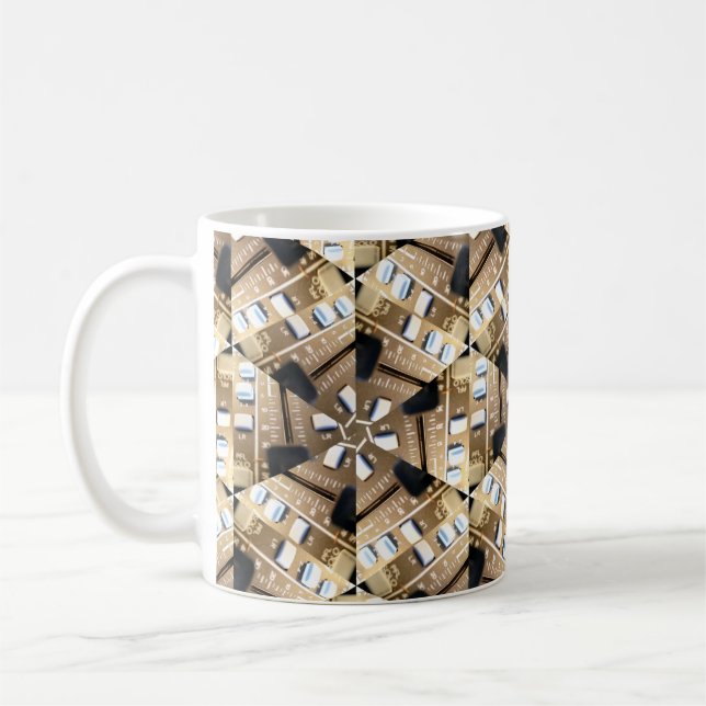 Ingénieur du son Faders café Mug (Gauche)