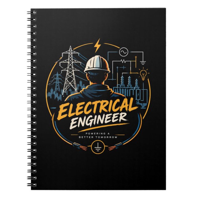 Ingénieur électricien - Cahier à spirale (Devant)