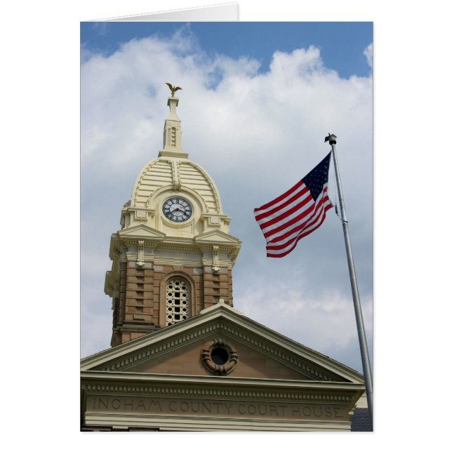 Ingham County Court House - Mason, Michigan (Devant)